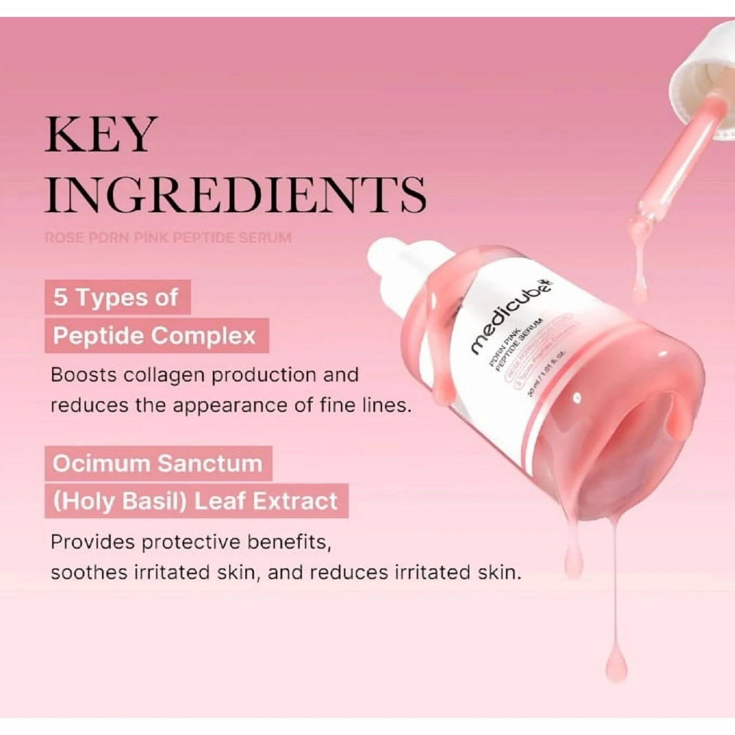 Medicube PDRN pink peptide serum 30ml