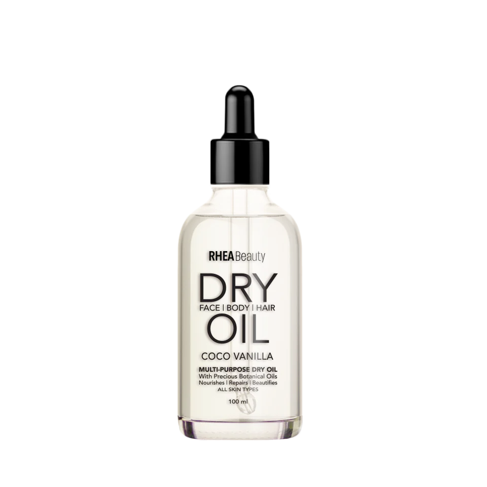 Rhea Beauty Dry Oil Coco Vanilla for Face, Body & Hair – 100ml