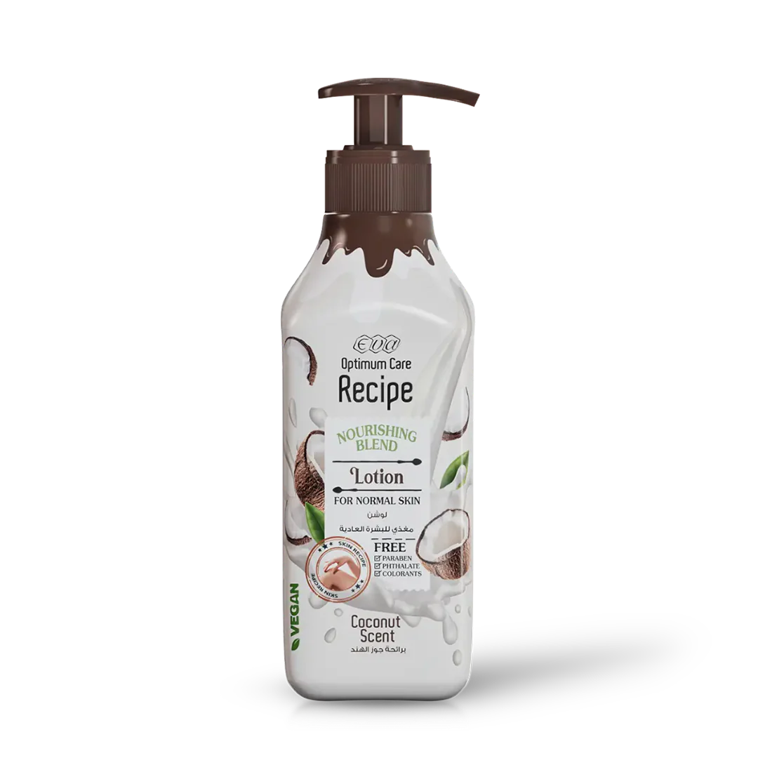 Eva Optimum Care Recipe Nourishing Blend Lotion For Normal Skin - Coconut Scent 370 Ml
