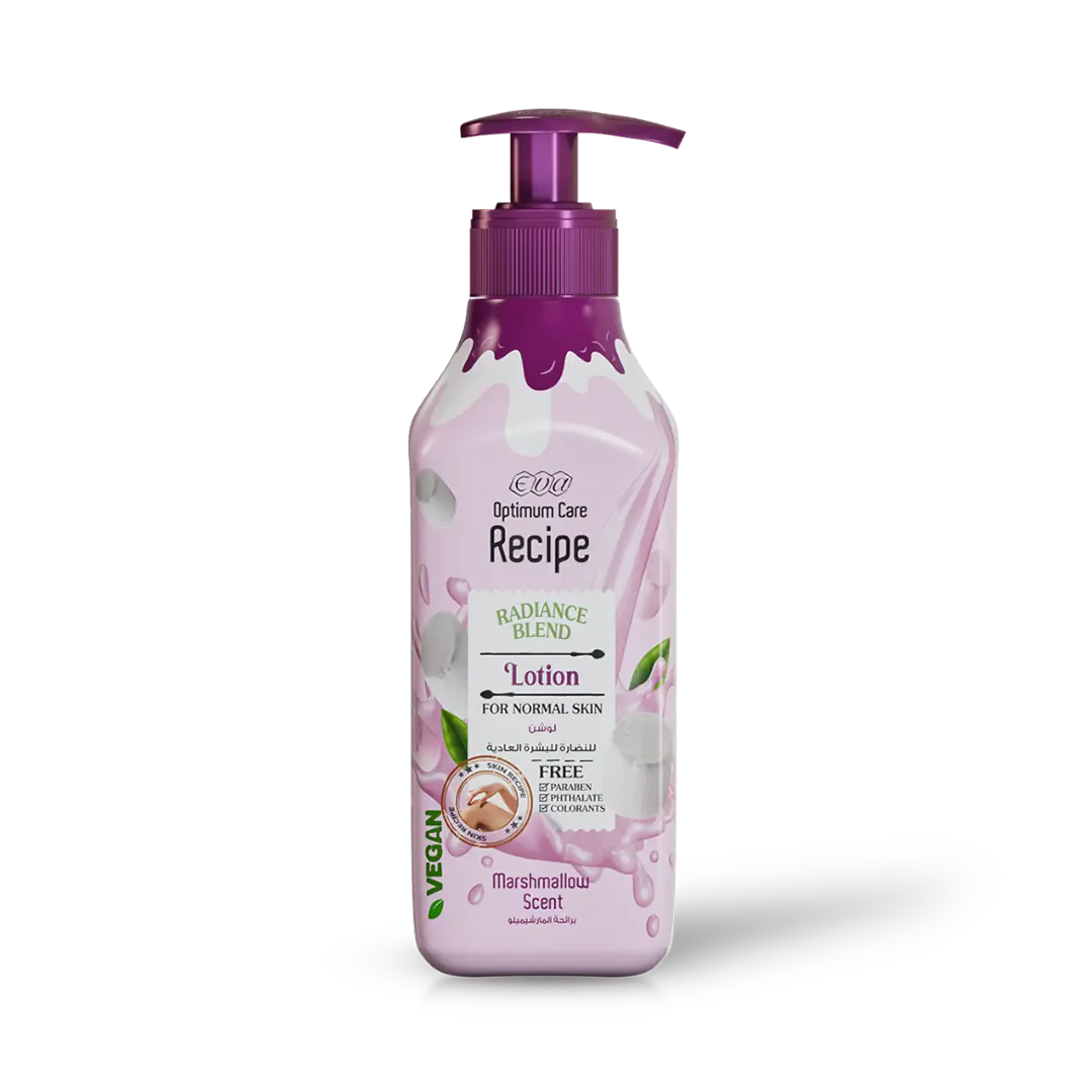 Eva Optimum Care Recipe Radiance Blend Lotion For Normal Skin - Marshmallow Scent 370 Ml