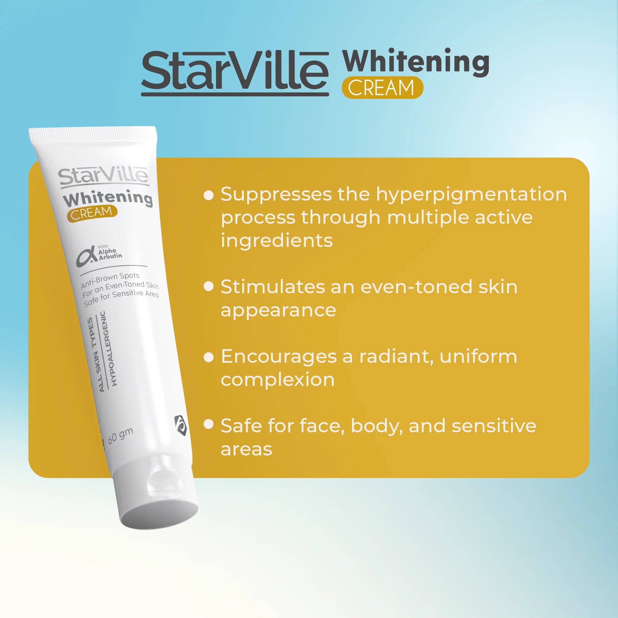 Starville Whitening Cream - 60g