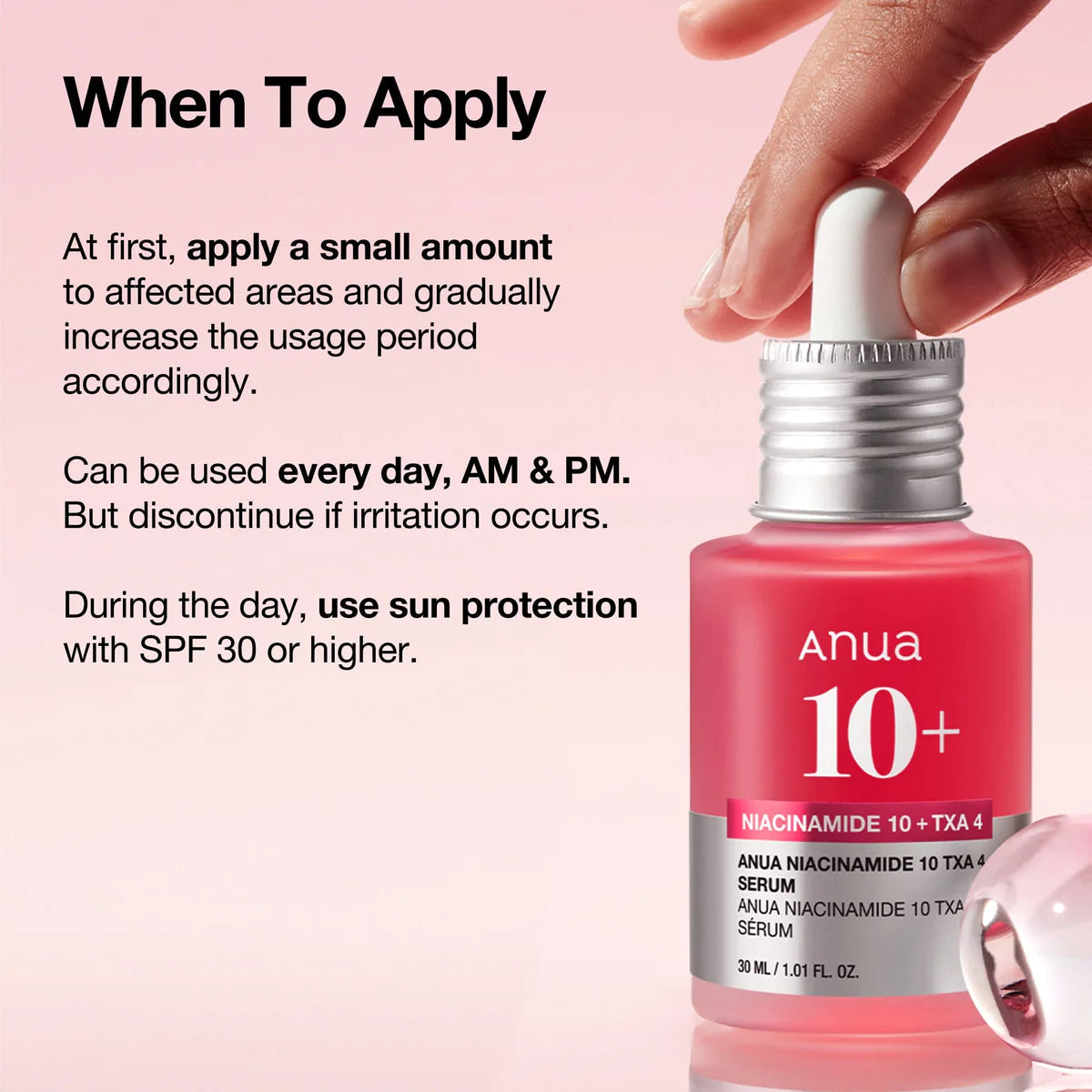 Anua Niacinamide 10% + TXA 4% Serum 30ml – Brightening & Dark Spot Correcting Serum