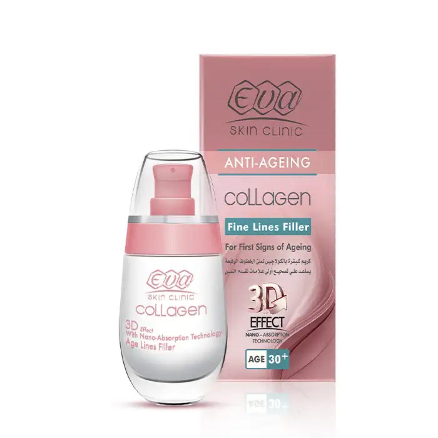 Eva Collagen Anti-Wrinkle Cream with SPF 30 – Moisturizer for Fine Lines 50ml